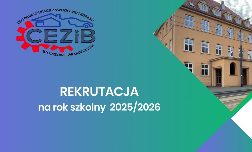 Plakat CEZiB Rekrutacja logo